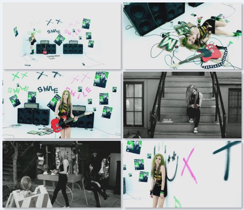клип Avril Lavigne - Smile (2011)