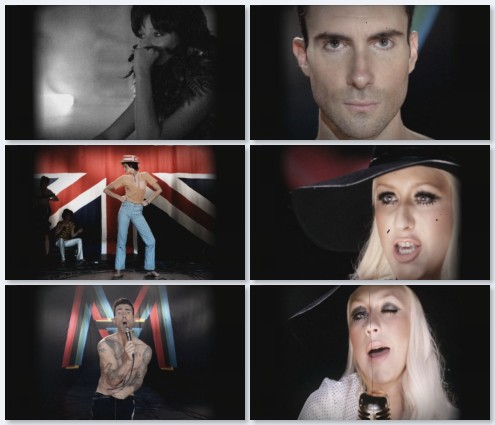 клип Maroon 5 и Christina Aguilera - Moves Like Jagger (2011)